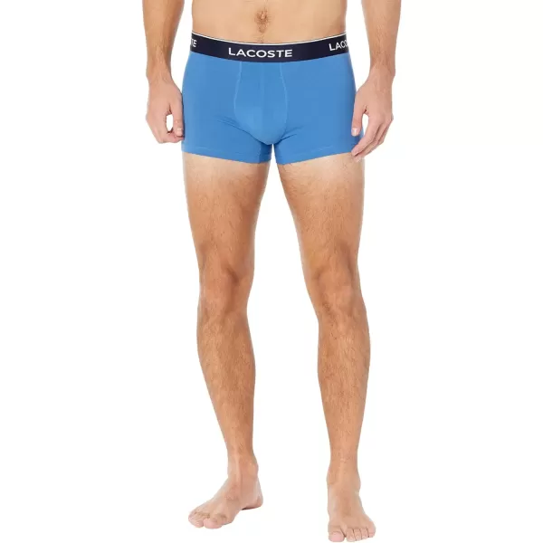 Lacoste Men's Casual Classic 3 Pack Cotton Stretch Trunks