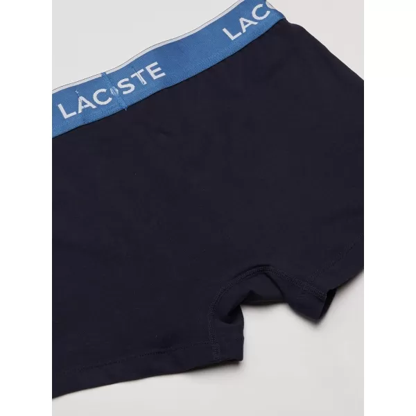 Lacoste Men's Casual Classic 3 Pack Cotton Stretch Trunks