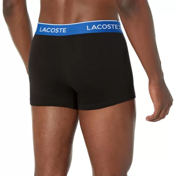 Lacoste Men's Casual Classic 3 Pack Cotton Stretch Trunks