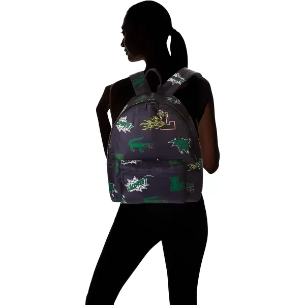 LacosteMensClassic Backpack With Croc LogoMarinaOne Size