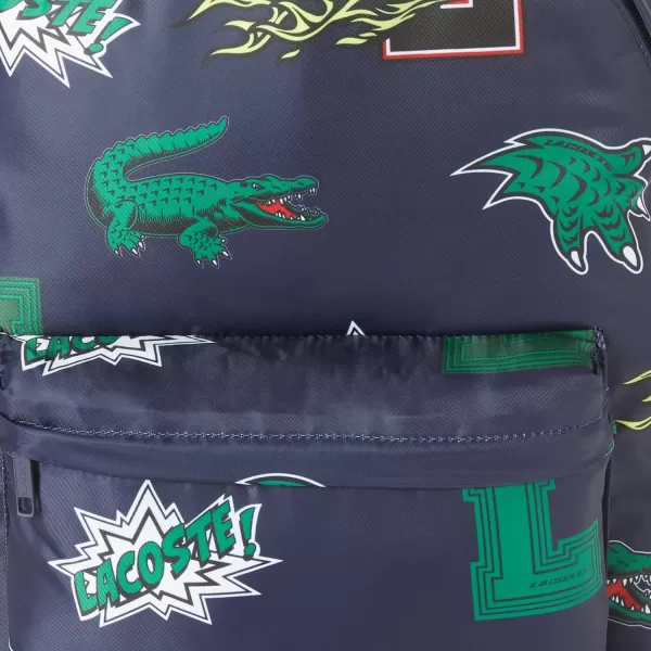 LacosteMensClassic Backpack With Croc LogoMarinaOne Size