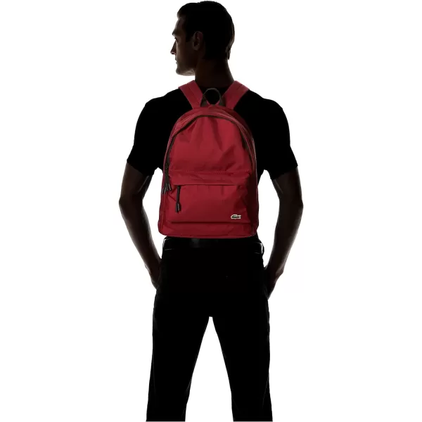 LacosteMensClassic Backpack With Croc LogoMarinaOne Size