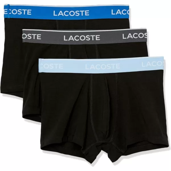 Lacoste Men's Casual Classic 3 Pack Cotton Stretch Trunks