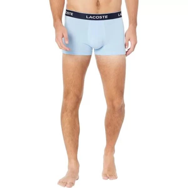 Lacoste Men's Casual Classic 3 Pack Cotton Stretch Trunks