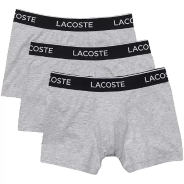 Lacoste Men's Casual Classic 3 Pack Cotton Stretch Trunks