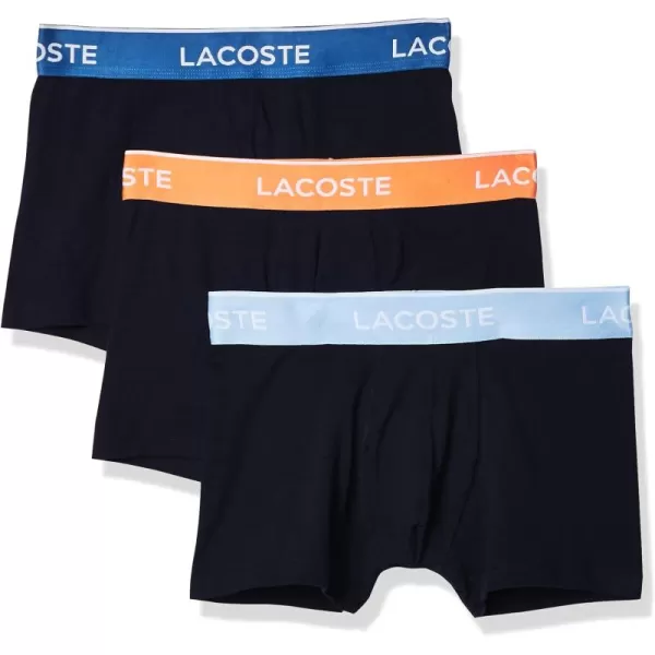 Lacoste Men's Casual Classic 3 Pack Cotton Stretch Trunks