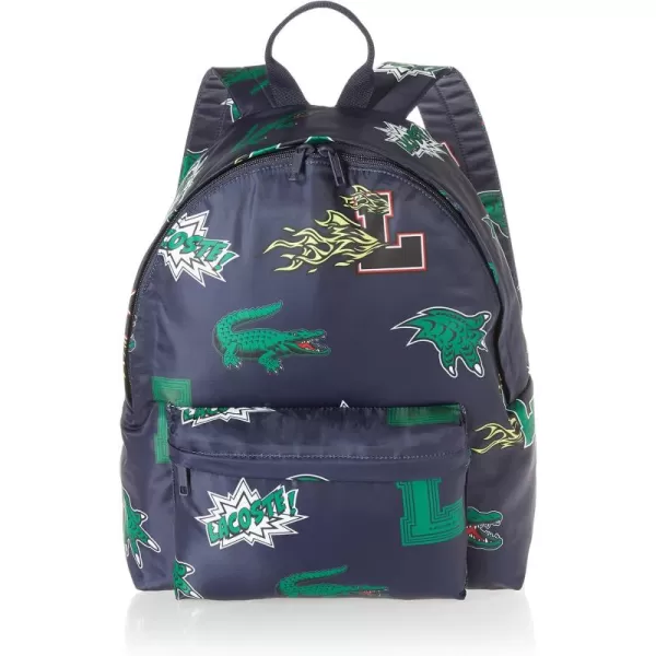 LacosteMensClassic Backpack With Croc LogoMarinaOne Size