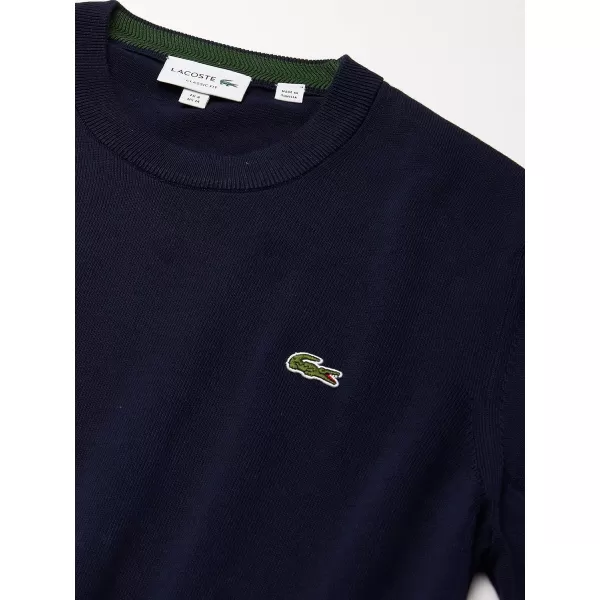 Lacoste Mens Long Sleeve Crew Neck Regular Fit Sweater