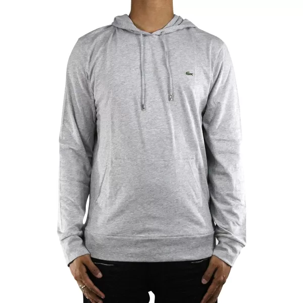 Lacoste Mens Long Sleeve Hooded Jersey Cotton T-Shirt Hoodie