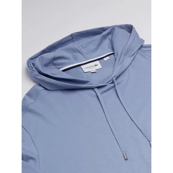 Lacoste Mens Long Sleeve Hooded Jersey Cotton T-Shirt Hoodie