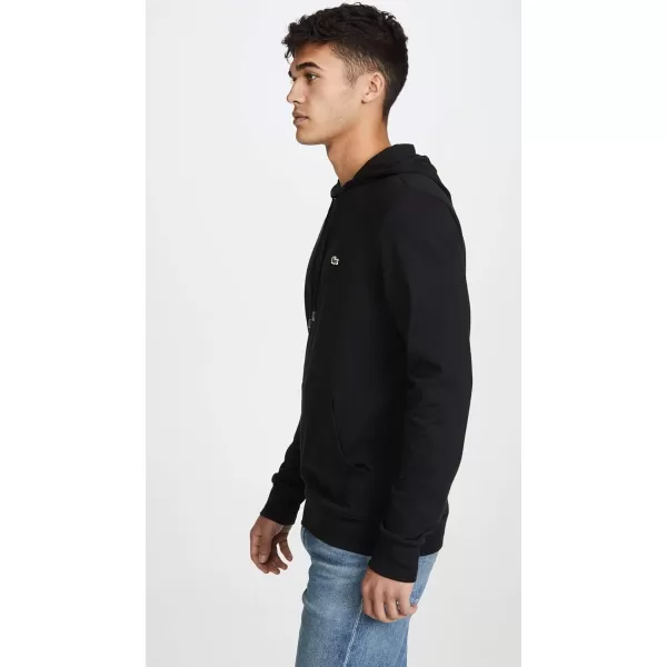 Lacoste Mens Long Sleeve Hooded Jersey Cotton T-Shirt Hoodie