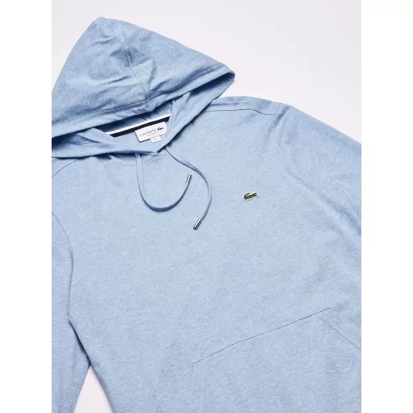 Lacoste Mens Long Sleeve Hooded Jersey Cotton T-Shirt Hoodie