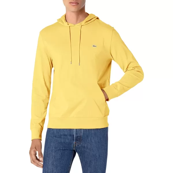Lacoste Mens Long Sleeve Hooded Jersey Cotton T-Shirt Hoodie