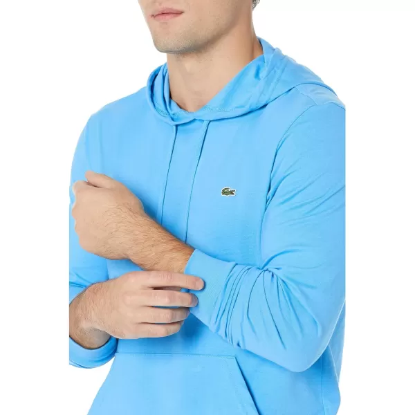 Lacoste Mens Long Sleeve Hooded Jersey Cotton T-Shirt Hoodie