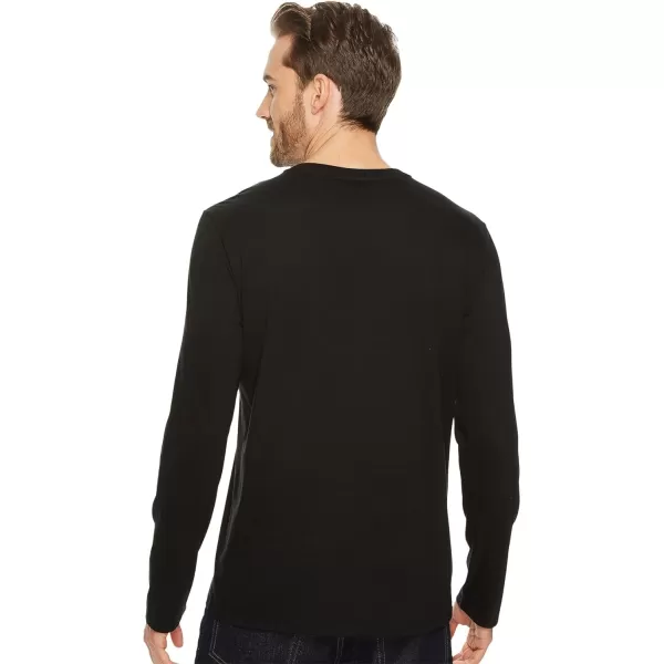 Lacoste Men's Long Sleeve Jersey Pima V-Neck T-Shirt