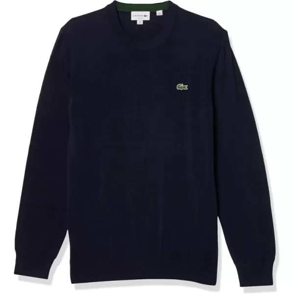 Lacoste Mens Long Sleeve Crew Neck Regular Fit Sweater