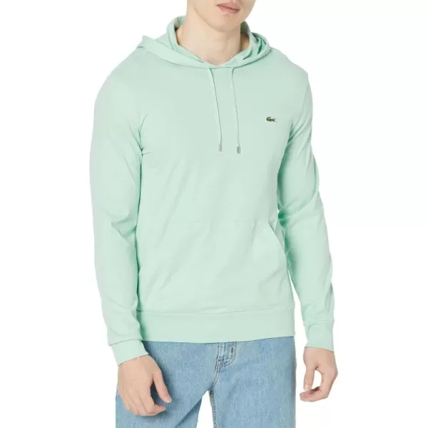 Lacoste Mens Long Sleeve Hooded Jersey Cotton T-Shirt Hoodie