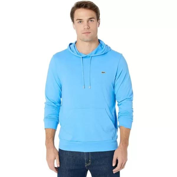 Lacoste Mens Long Sleeve Hooded Jersey Cotton T-Shirt Hoodie
