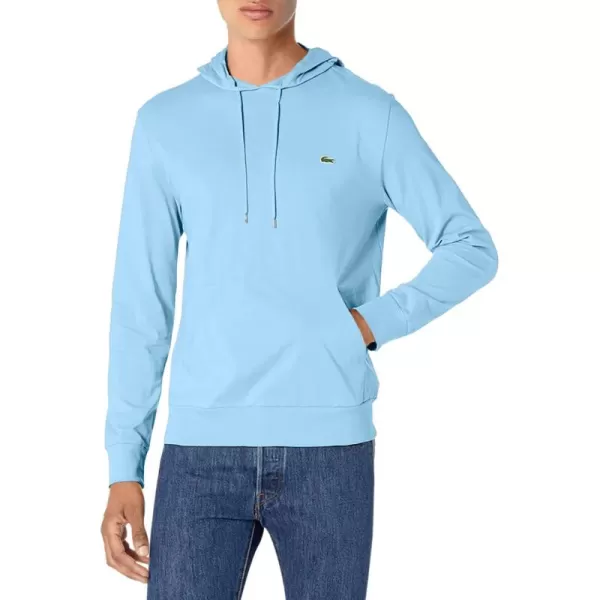 Lacoste Mens Long Sleeve Hooded Jersey Cotton T-Shirt Hoodie