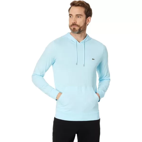 Lacoste Mens Long Sleeve Hooded Jersey Cotton T-Shirt Hoodie
