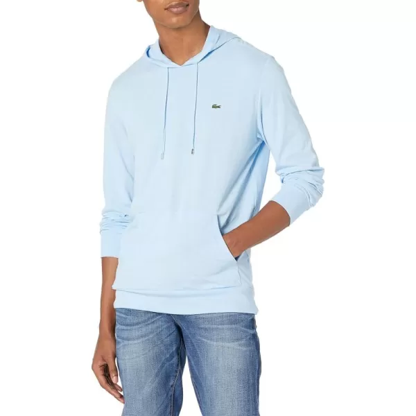 Lacoste Mens Long Sleeve Hooded Jersey Cotton T-Shirt Hoodie