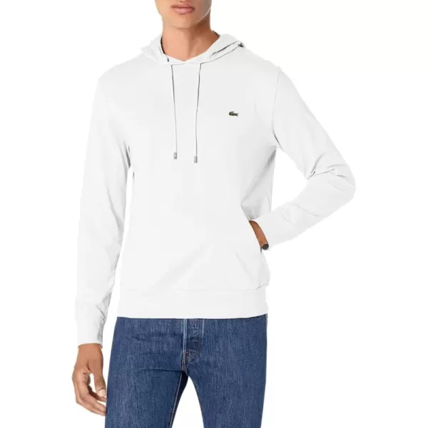 Lacoste Mens Long Sleeve Hooded Jersey Cotton T-Shirt Hoodie