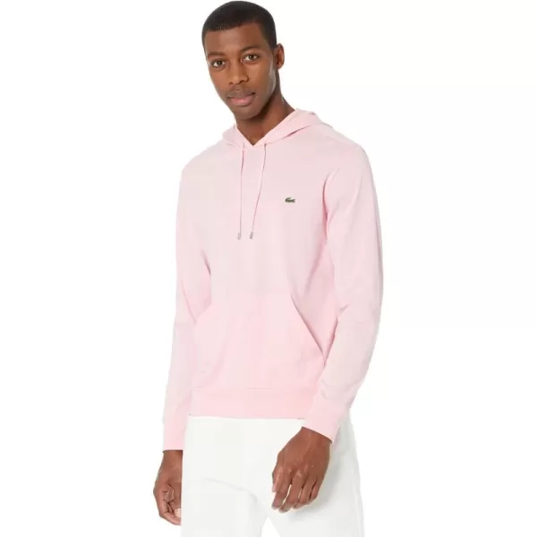 Lacoste Mens Long Sleeve Hooded Jersey Cotton T-Shirt Hoodie