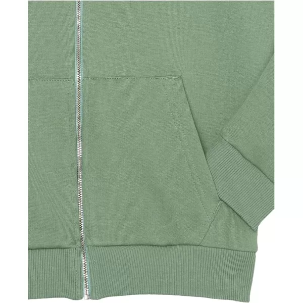 Lacoste Boy's Classic Full-Zip Fleece Hooded Sweatshirt