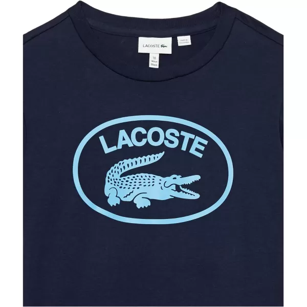 Lacoste Boy's Short Sleeve Branded Logo T-Shirt