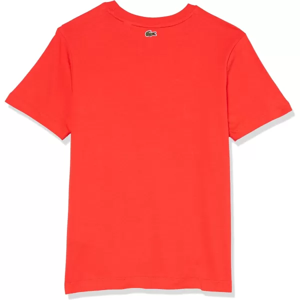 Lacoste Boy's Short Sleeve Branded Logo T-Shirt