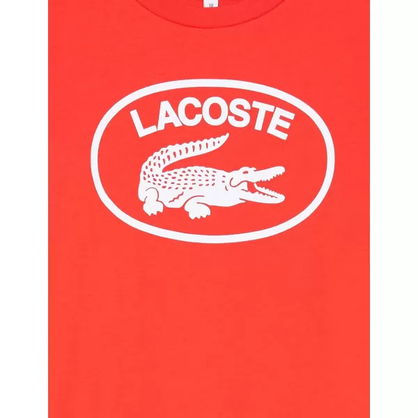Lacoste Boy's Short Sleeve Branded Logo T-Shirt