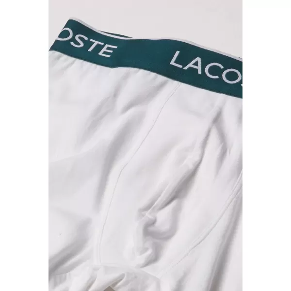 Lacoste Men's Casual Classic 3 Pack Cotton Stretch Boxer Briefs