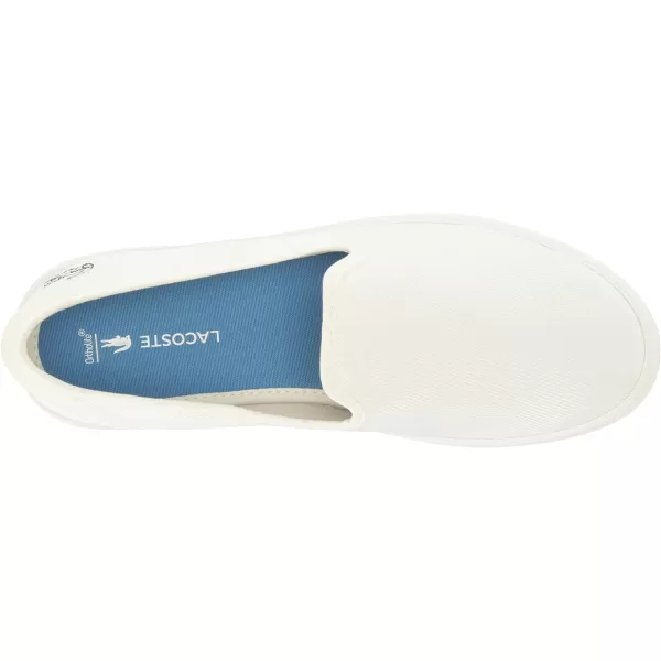 Lacoste Women's Canvas Resort Slip on Sneaker