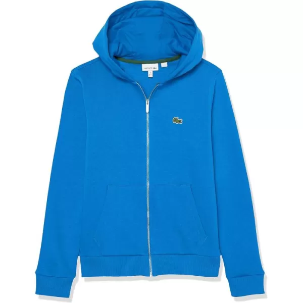 Lacoste Boy's Classic Full-Zip Fleece Hooded Sweatshirt