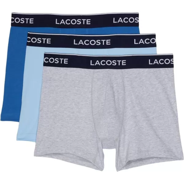 Lacoste Men's Casual Classic 3 Pack Cotton Stretch Boxer Briefs
