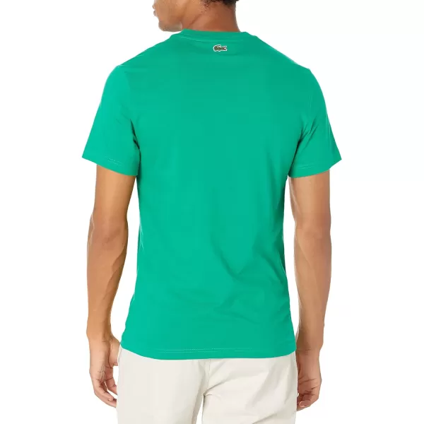 Lacoste Adult Short Sleeve Bold Print Crewneck T-Shirt