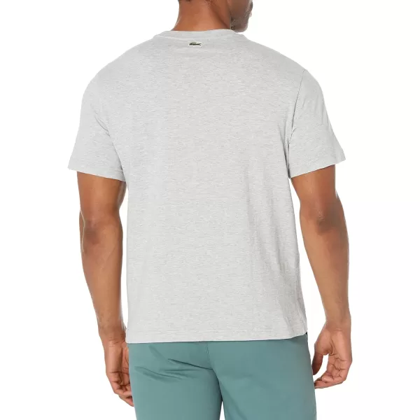 Lacoste Adult Short Sleeve Bold Print Crewneck T-Shirt