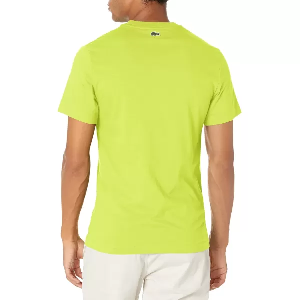 Lacoste Adult Short Sleeve Bold Print Crewneck T-Shirt