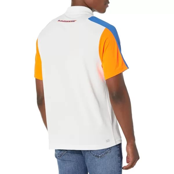 Lacoste Contemporary Collection's Men's Short Sleeve Regular Fit Polo with Colorblocking