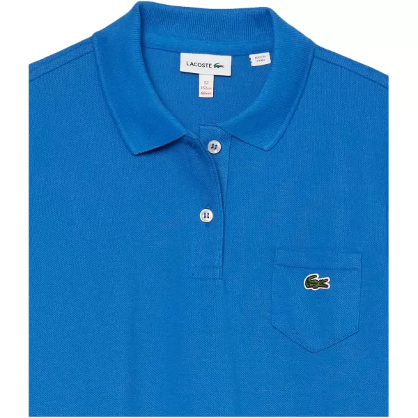 Lacoste Girls' Classic Pique Polo Dress with Pocket