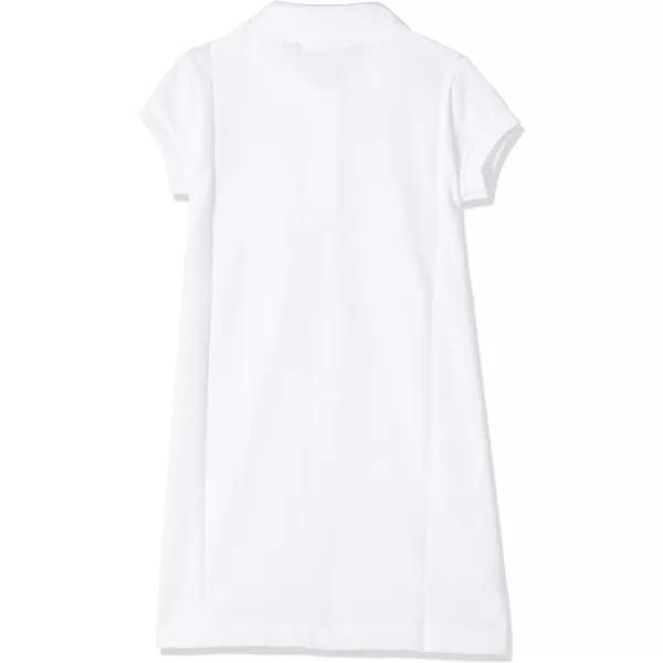 Lacoste Girls' Classic Pique Polo Dress with Pocket