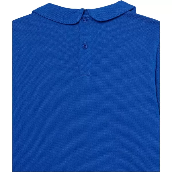 Lacoste Girls' Long Sleeve Stacked Timeline Croc Polo Dress