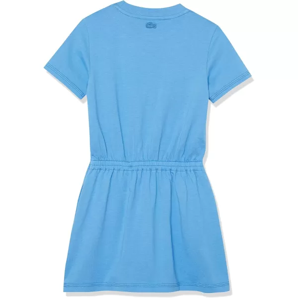 Lacoste Girl's Short Sleeve Club Cinched Waist Dress