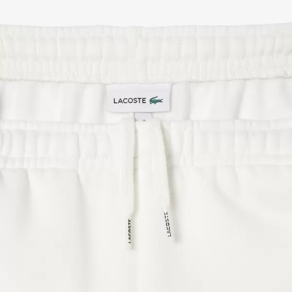 Lacoste Kids' Adjustable Waist W/Color Blocked Large Leg Stripe Childrens Shorts