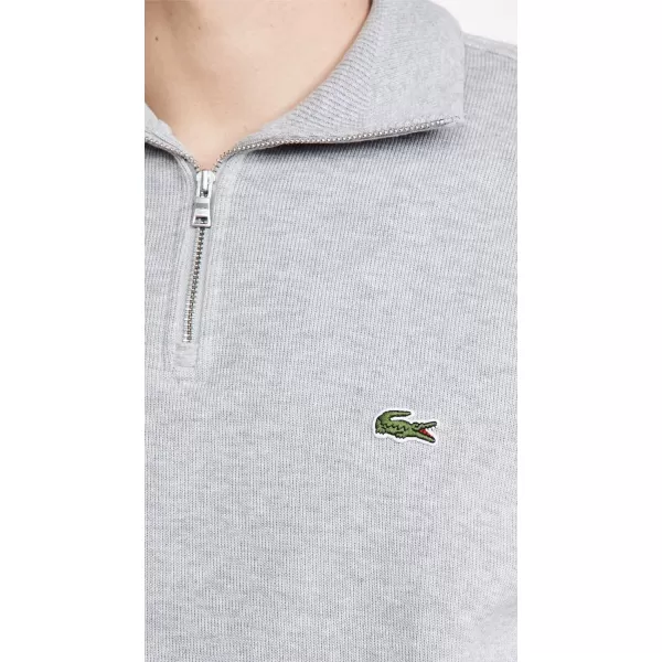 Lacoste Men's Long Sleeve 1/4 Zip Cotton Sweatshirt