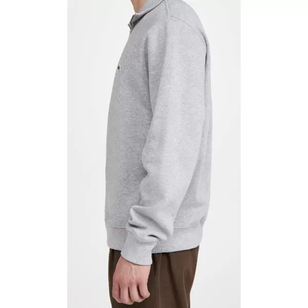 Lacoste Men's Long Sleeve 1/4 Zip Cotton Sweatshirt