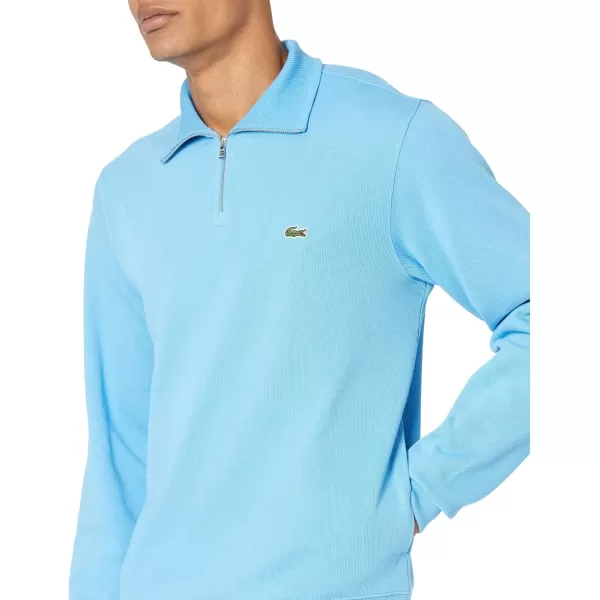 Lacoste Men's Long Sleeve 1/4 Zip Cotton Sweatshirt