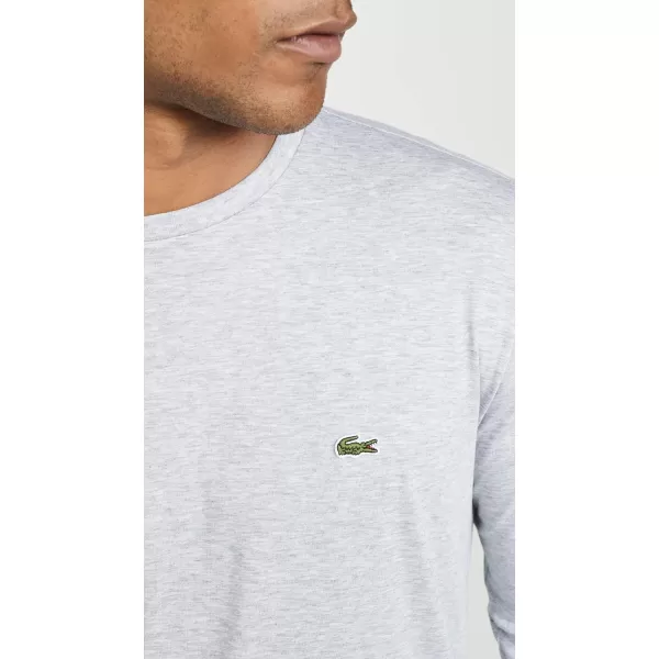 Lacoste Men's Long Sleeve Jersey Pima Regular Fit Crewneck T-Shirt