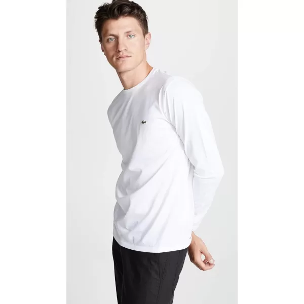 Lacoste Men's Long Sleeve Jersey Pima Regular Fit Crewneck T-Shirt