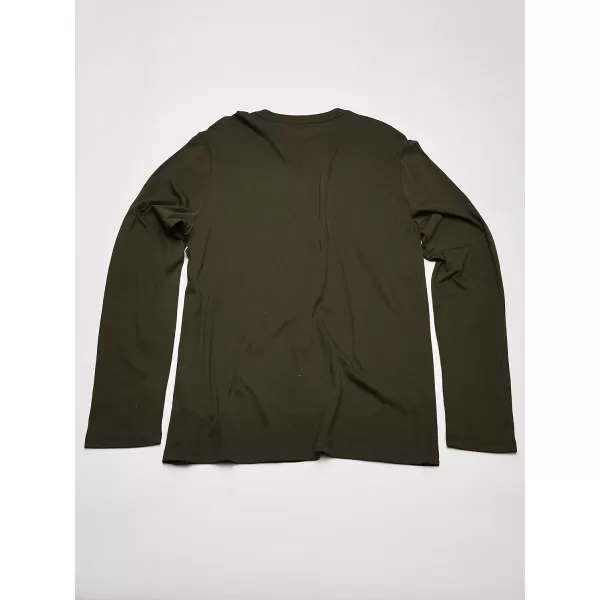 Lacoste Men's Long Sleeve Jersey Pima Regular Fit Crewneck T-Shirt
